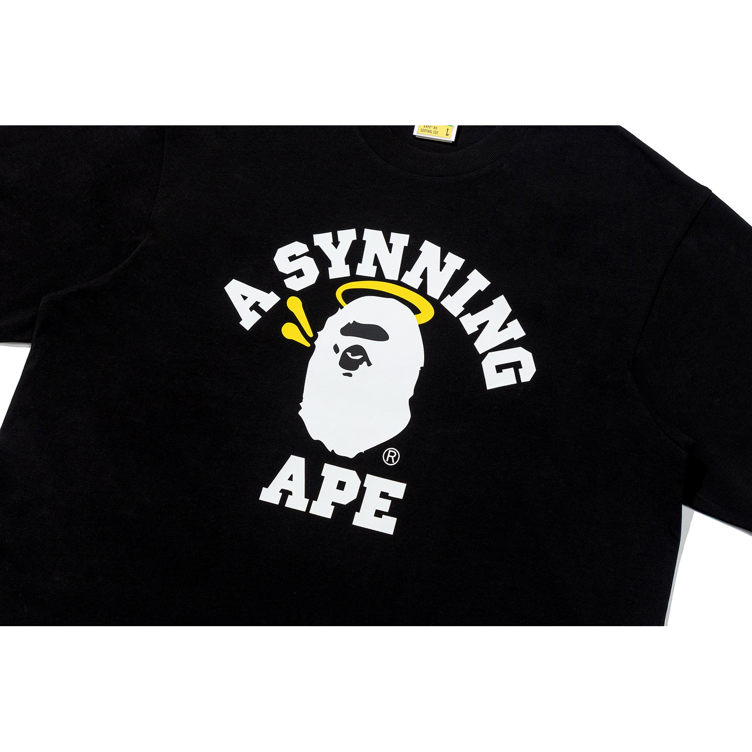 Alternative view of BAPE X SPOTIFY BY CENTRAL CEE COLLEGE RELAXED FIT TEE MENS