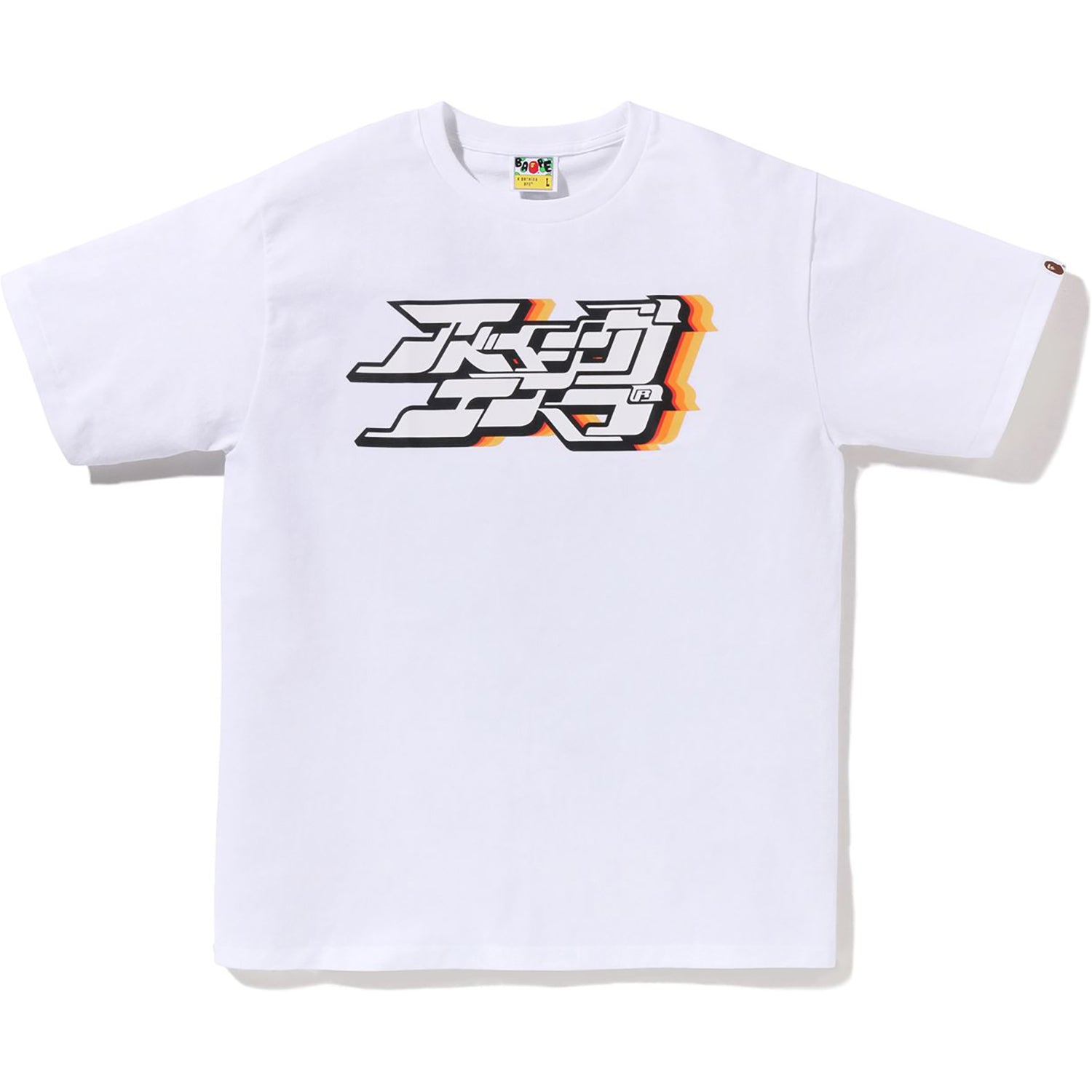 Alternative view of BAPE JAPANESE GRAFFITI LETTER TEE MENS